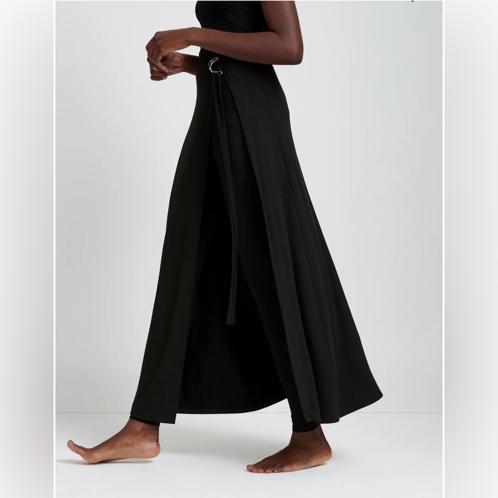 MARELLA black pants with a skirt, size S
